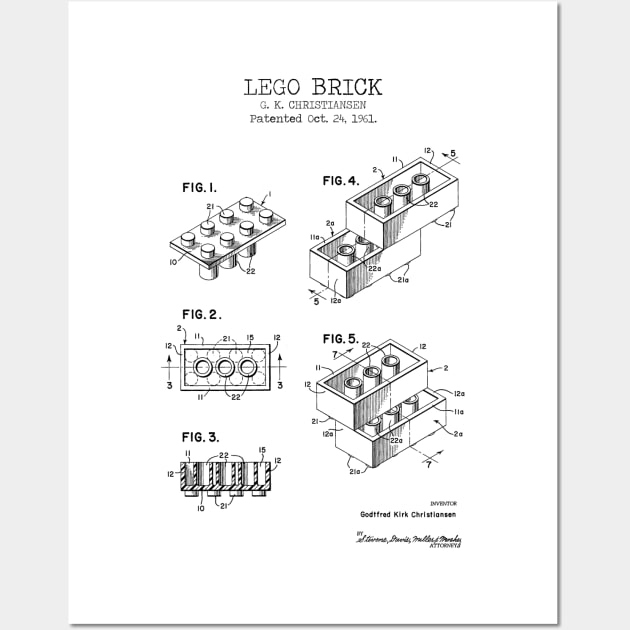 Lego patent prints hot sale